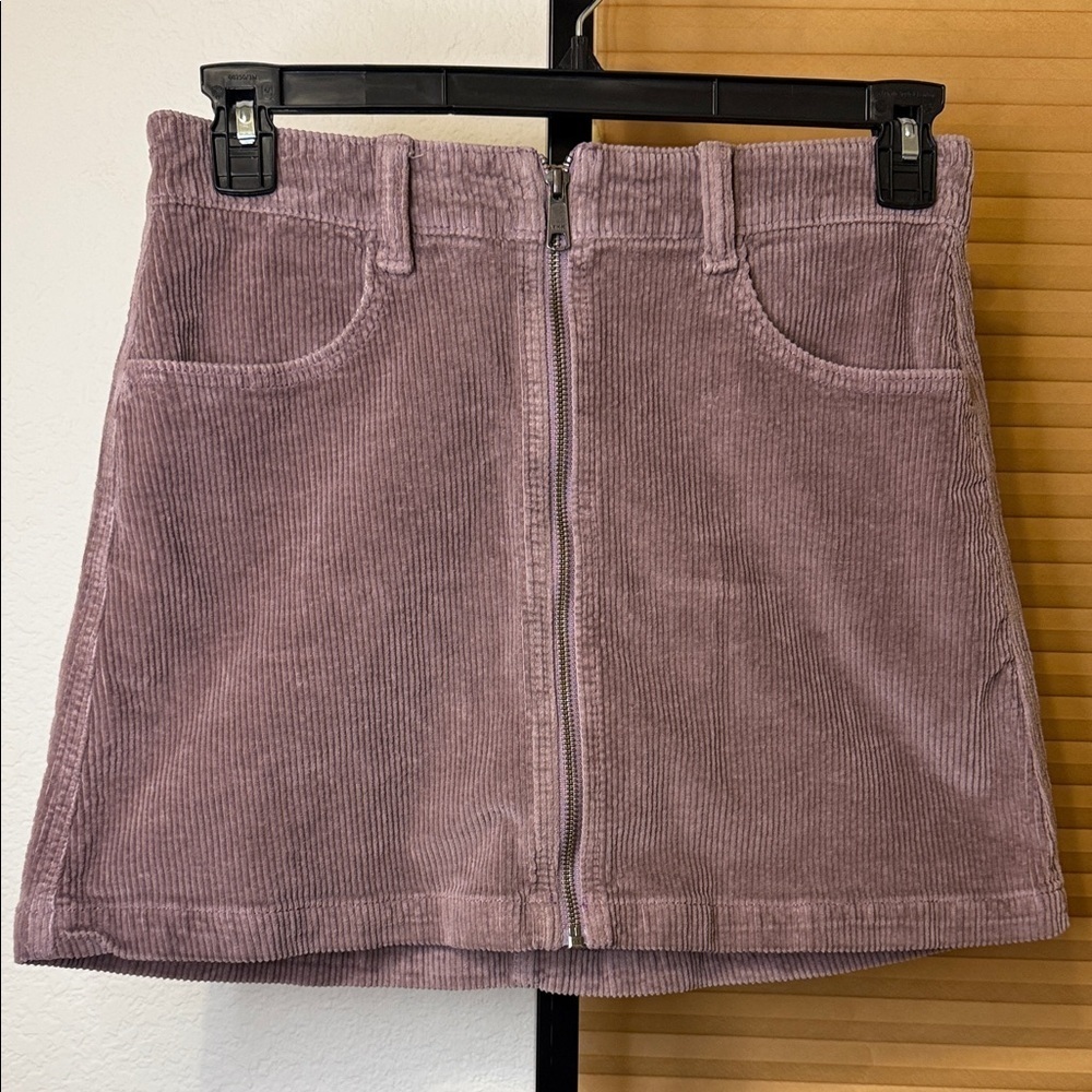 American Eagle Corduroy Mini Skirt in Purple
